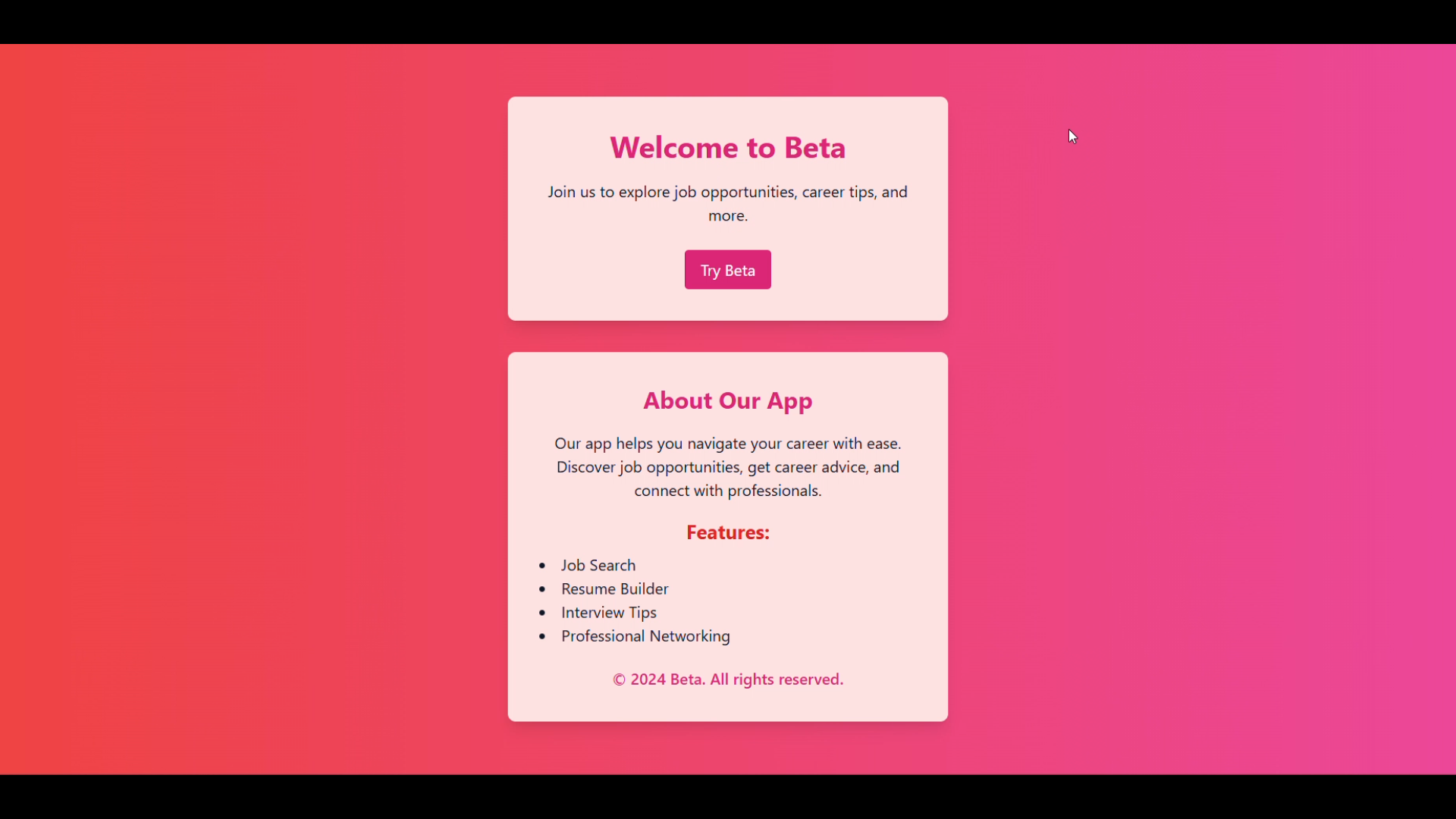 Beta(Ai ChatBot)